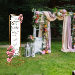 4.9 Ft Wedding Sign Stand Romantic Event Backdrop Rack Plant Stand Garden Arch
