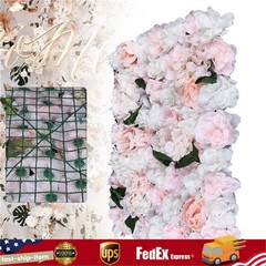 6PCS Flower Wall Panels Artificial Rose Flower Wall Backdrop Wedding Party Decor