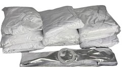 50 Pieces Party Chair Covers, Universal Stretch, Polyester Spandex Chair Covers
