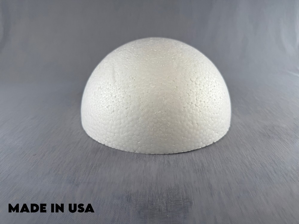 White Foam Balls Half Round Polystyrene Half Foam Balls Craft Supplies