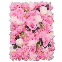 12* Artificial Rose & Dahlia Flower Wall Panels Bouquet Wedding Party Home Decor