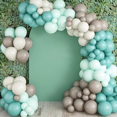 6FT Wedding Arch Cover Mint Green – Stretchy Spandex Backdrop Fabric