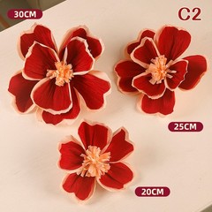 Chinese New Year Decoraiton Wrinkle Flower Wedding Room Background Wall Decor.
