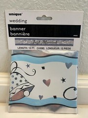 Just Married Foil Wedding Banner Party Decorations 12Ft Long