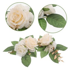 2 PCS Flower Decorations for Party Tables Artificial Floral Arrangements
