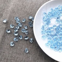 200*Acrylic Stones Highly Transparent Plastic Gems Colorful Fish Tank Decoration