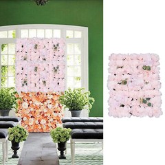 6 Pack 24″x16″ 3D Hydrangea Flower Photo Panel Wall Decor for Wedding Party DIY