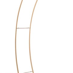 GOLD 8 feet Metal Double Hoop BACKDROP STAND Wedding Arch Party Events Supplies
