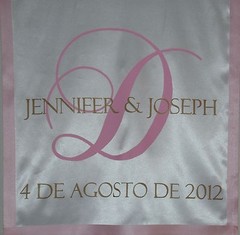 Wedding Table Runner Head Table Sign Wedding Decor Custom Monogram Sign Banner