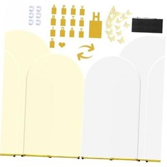 Wedding Arch Covers Stretchy Backdrop(6ft/6.6/7.2ft) Set of 3 7.2FT/6.6FT/6FT