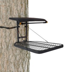 Big Game Captain Hang-On Treestand, Lightweight Steel Construction & Flip-Bac…