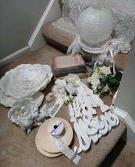 Wedding Decor , Perfect For A Budget Wedding ,Invitations , Bouquet -Lot Misc