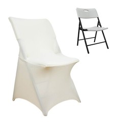 Fitted Premium Spandex Stretchable Lifetime Folding CHAIR COVER Party Events