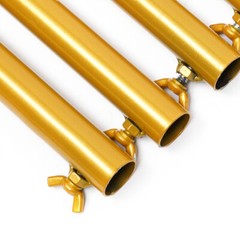 Gold Rectangle Wedding Arch 5.9ft Metal Balloon Backdrop Frame Stand