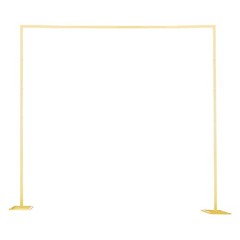 Uimoso Wedding Metal Arch Backdrop Stand Square 8 x 8 ft for Party Events Decor