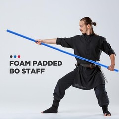 ShinyRelief 2 Pcs Foam Padded Sticks Martial Arts Training Stick, Foam Padded…