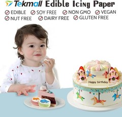 Edible Frosting Sheets, White, 25 pcs, A4 11.7″ x 8.3″