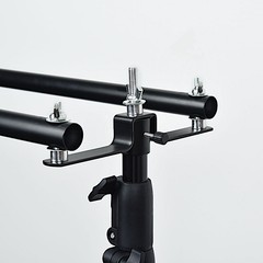 10 feet Black Double Cross Bars Mounting Hardware BACKDROP STAND KIT Wedding