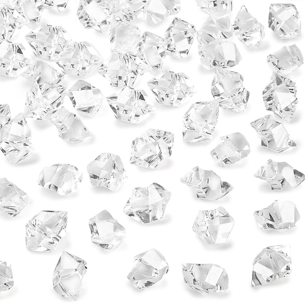 150 Piezas Diamantes Falsos de Plastico Acrilico para Decoracion Bodas y Eventos