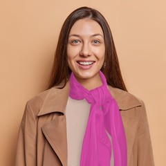 2Pcs 35 Inch Square Satin Head Scarf Silk Feeling Hair Scarf, Fuchsia