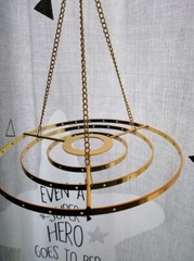 5Pcs 8.6″ Stainless Steel Hanger DIY Chandelier Frame Wedding Party Centerpiece