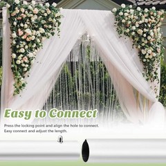 Zonon Pcs 4-7ft Double Layer Adjustable Crossbar and Hangers for Use 4-7 ft 1