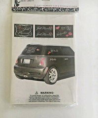 Just Married Wedding Cake Topper Mini Bunting + 7 Piece Love Mini + Car Decals