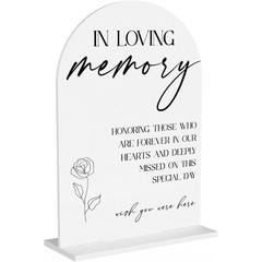 Acrylic Wedding Sign Minimalist Tabletop Decor Engagement Reception Gift Idea US