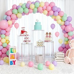 5Pcs Cylinder Stands for Party Pedestal Display Plinth Pillars for Wedding Decor