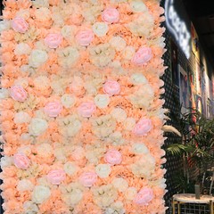 6 Artificial Flower Wall Panel Floral Backdrop Wedding Decorative Wall Panel