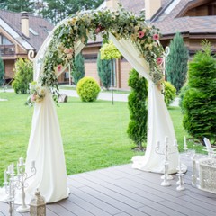 Heavy Duty Garden Arch Arbor Trellis Archway For Wedding Party Climbing Plants
