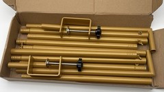 Wokceer 6.6’ Wedding Square Arch. Gold Color