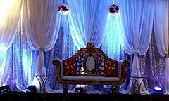 Sedona Designz 115″ x 120″ White Chiffon Voile Curtians Drapes Panels for Eve…