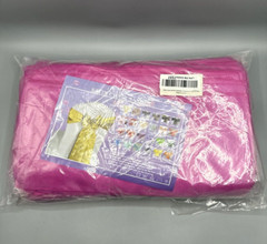 Satin Chair Sash Bow Band Tie 50Pcs For Wedding Reception Hot Pink