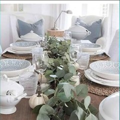 Artificial Eucalyptus Garland, 6 ft Faux Silk Eucalyptus Leaves Vines Handmade G