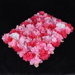 12X Artificial Fake Flower Velvet Hydrangea Wall Panel Banquet Wedding Party Dec