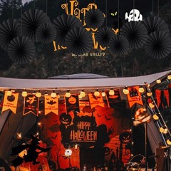 HQZ Black Party Hanging Fans DIY Set – 12pcs Set Pinwheels Fan DIY Paper Craf…