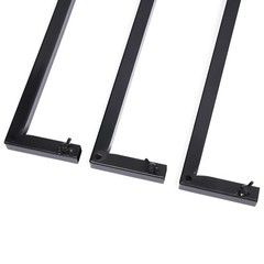 Poster Stand Black Metal Wedding Venue Decor Black Welcome Sign Arch Frame Shelf