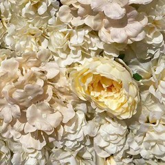 6pcs Artificial Flower Wall Hydrangea Panel Mat Pad Wedding Backdrop 60×40 cm