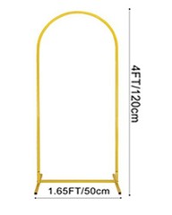 4FT Arch Backdrop Stand Metal Wedding Arch Backdrop Stand Backdrop Stand Frame