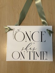 2-Ring Bearers Wedding Signs 8.5″ X 11″ Signs FREE SHIPPING!