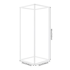 10Pcs Metal Flower Stand Wedding Flower Stand Rectangular Flower Display Stand