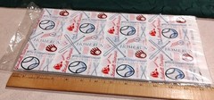 Baseball Tablecloth Baseball 87x 51 Inches ? Plastic Covering All Over Baseball