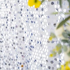 DUSTY BLUE 8×8 ft Big Payette Sequined BACKDROP CURTAIN Party Events Decorations