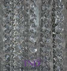 14MM/18MM/22MM ACRYLIC CRYSTAL GARLAND STRAND CHAIN HANGING DIAMOND WEDDING TREE