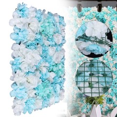 12PCS Wedding Valentine’s Backdrop Decor Artificial Silk Rose Flower Wall Panels
