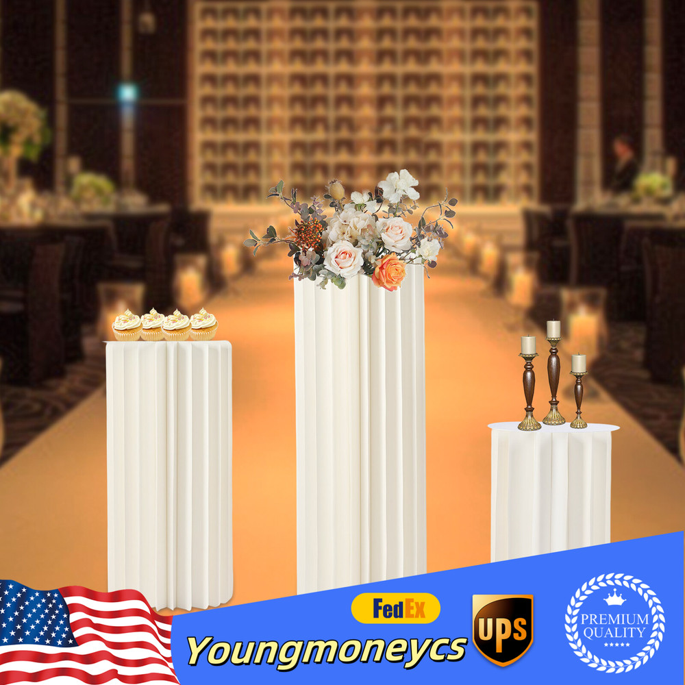 3pc Foldable Cardboard Centerpiece Display,Wedding Centerpieces Cardboard Vases