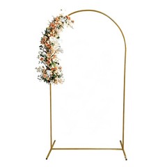 Metal Arch Kit Gold Iron Arch Support for Parties Holidays Weddings