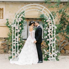 Dreamy Wedding Arch Solid Metal Frame Huge Garden Bridal Party Decoration Arbor