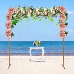 2×2m Flowers/Balloons Stand, Adjustable Wedding Stand, Iron Square Arch Stand